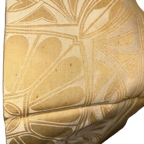 Vintage STUNNING luxury cotton khaki print 6 dinner napkins 15" sq - Picture 2 of 3